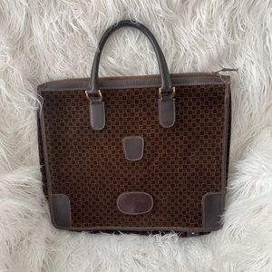 Vintage Gucci Velvet Monogram Tote